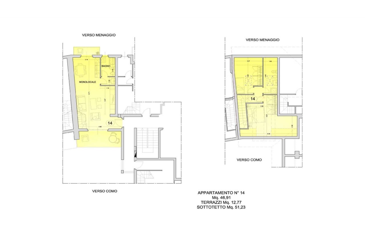 Wohnung in Comer See, Italien, 100 m² - Foto 9