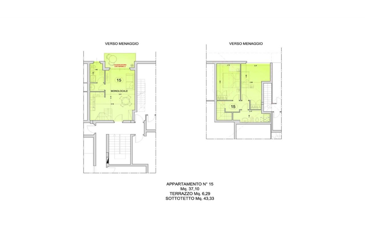 Wohnung in Comer See, Italien, 100 m² - Foto 10