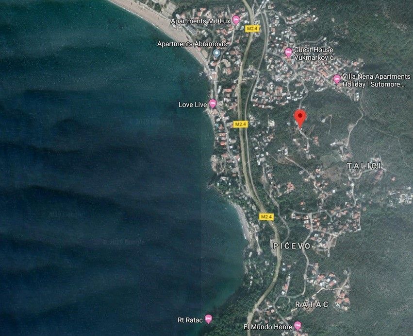 Grundstück Ratats, Montenegro, 2 500 m² - Foto 4