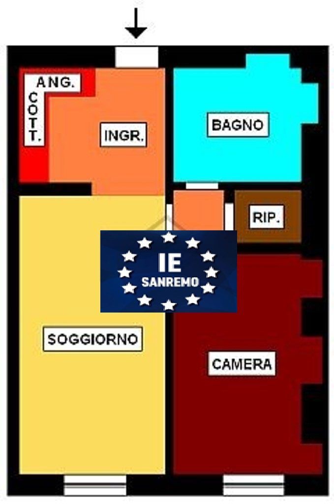 Apartment in San Remo, Italien, 55 m² - Foto 12