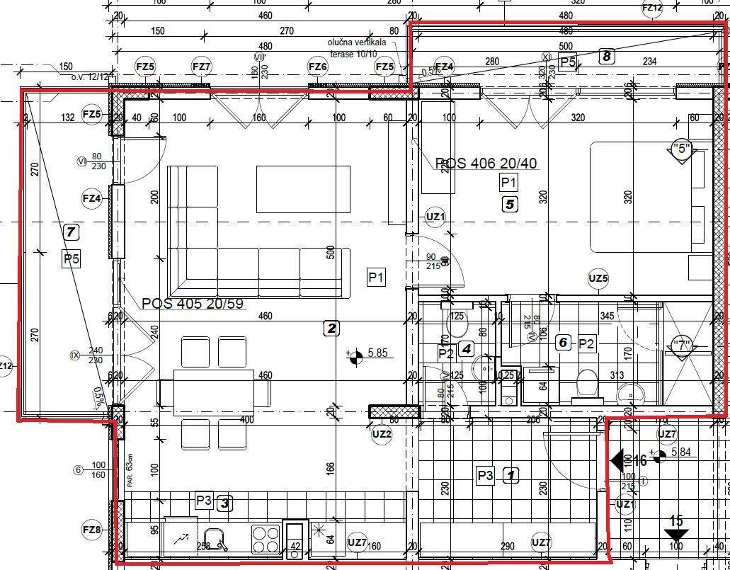 Wohnung in Przno, Montenegro, 74 m² - Foto 8