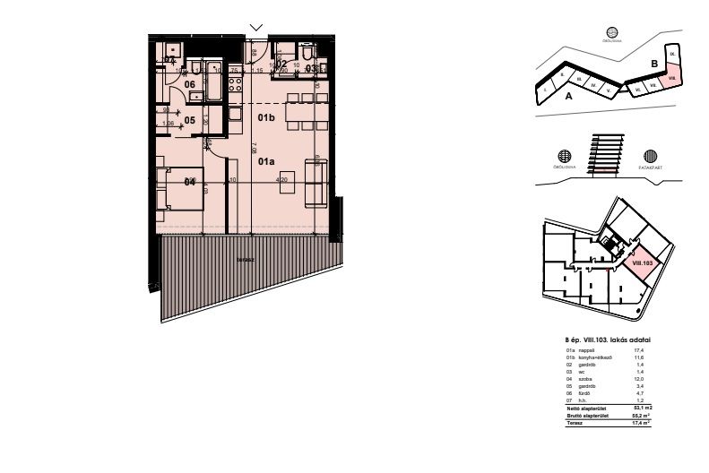 Wohnung in Budapest, Ungarn, 55 m² - Foto 10