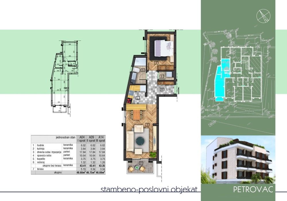 Wohnung in Petrovac, Montenegro, 41 m² - Foto 7