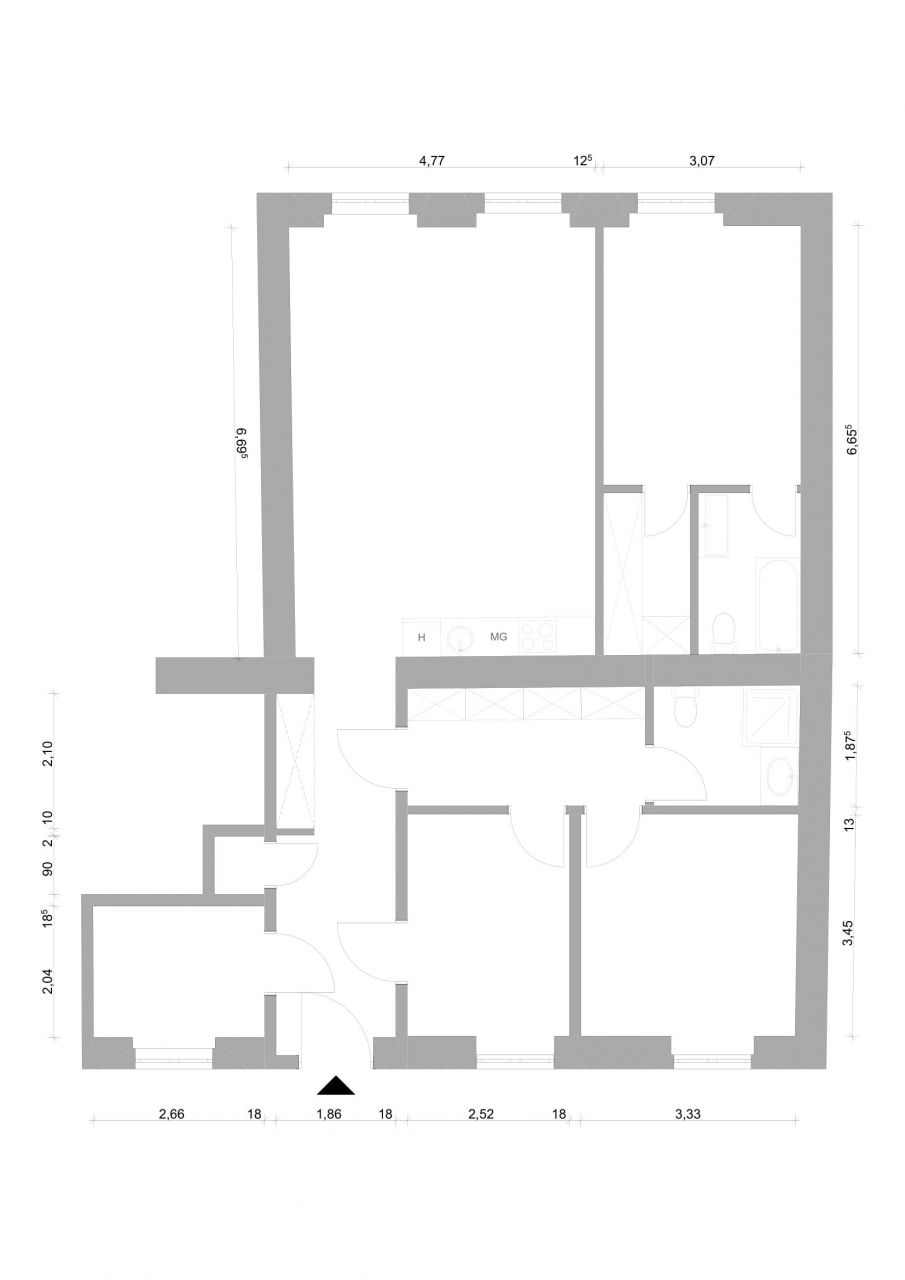 Appartement à Budapest, Hongrie, 101 m² - image 18