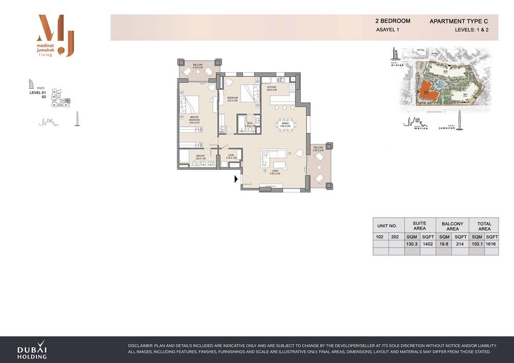 Appartamenti a Dubai, EAU, 80 m² - foto 7