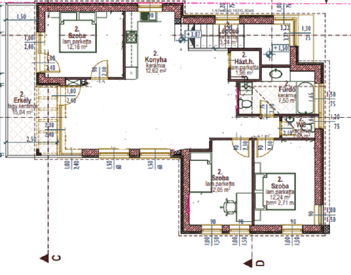 Flat in Budaörs, Hungary, 110 m² - picture 13
