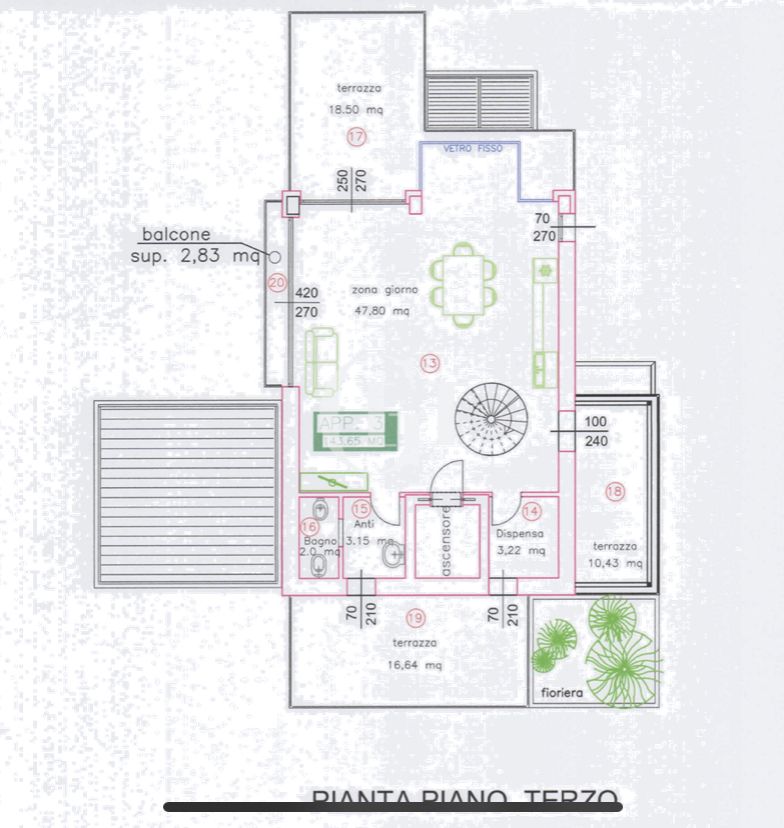 Penthouse par le Lac de Garde, Italie, 259.6 m² - image 17