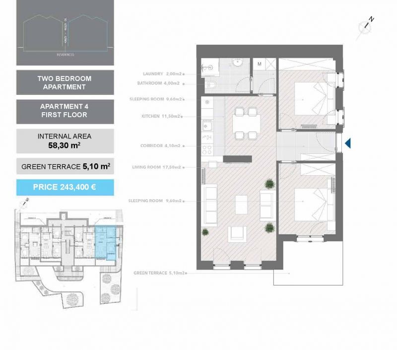 Flat in Tivat, Montenegro, 63 m² - picture 5