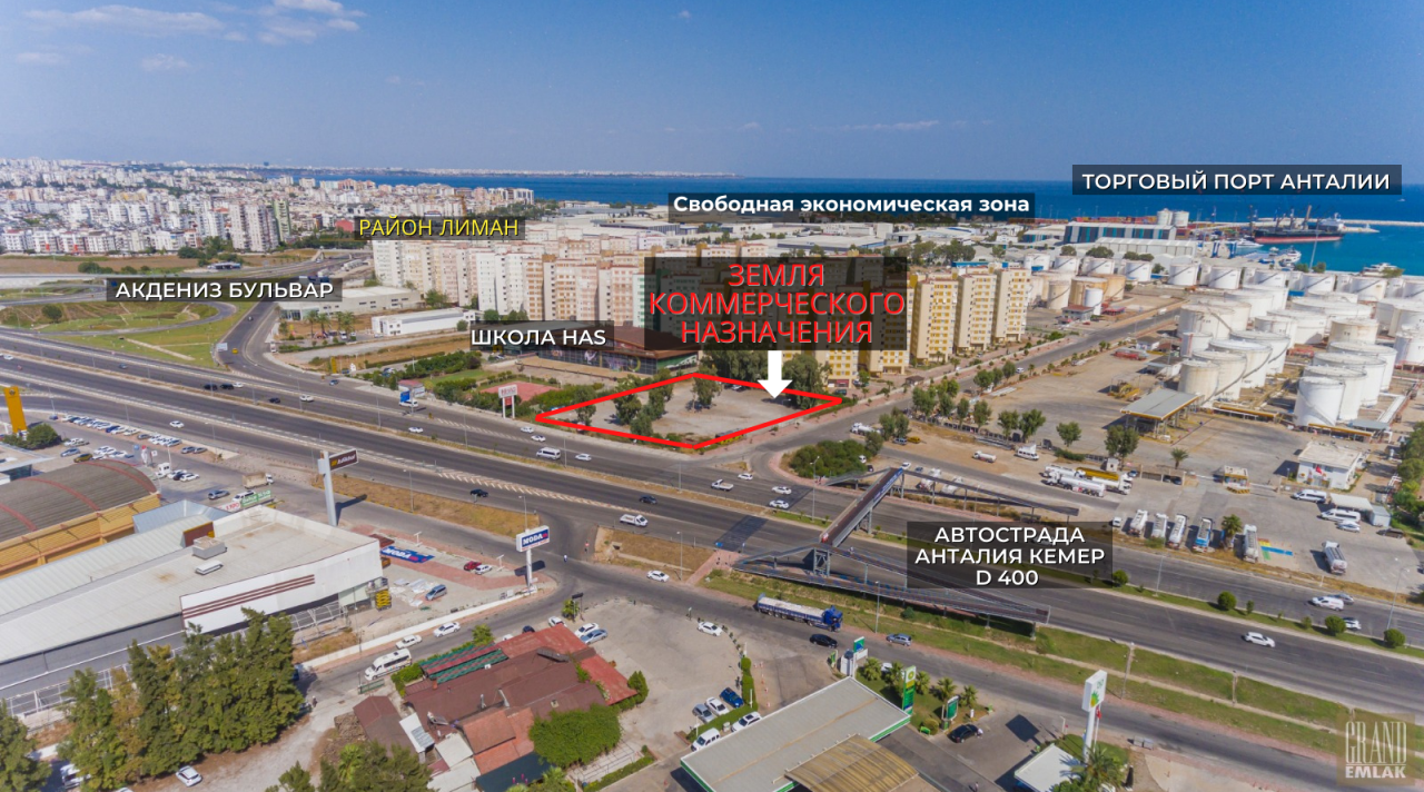 Land in Antalya, Turkey, 2 170 m² - picture 3