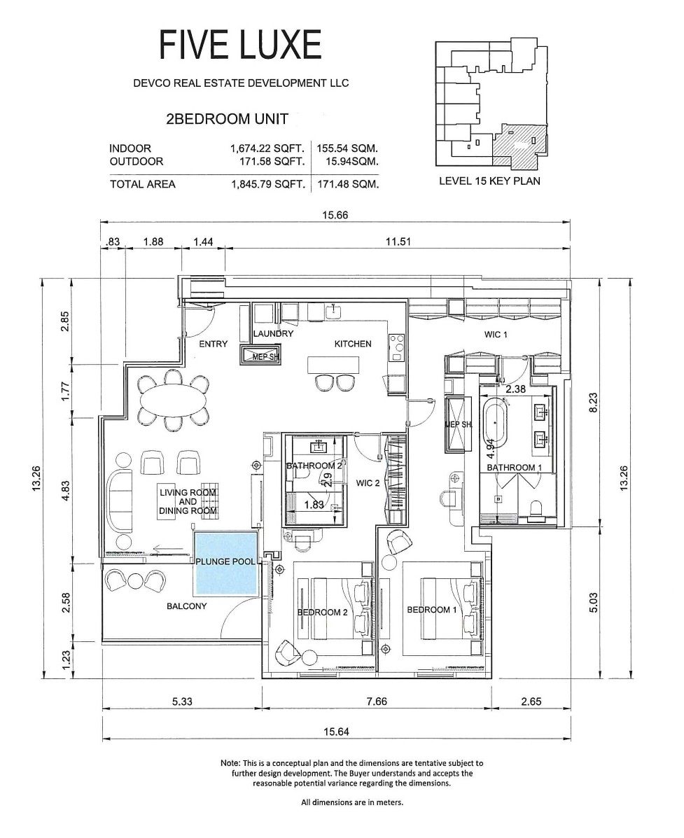 Appartement à Dubaï, EAU, 171 m² - image 2