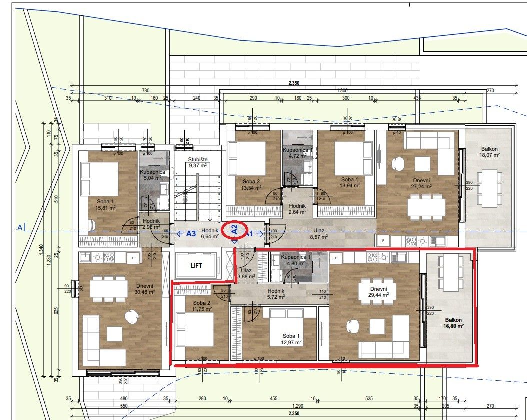 Piso en Opatija, Croacia, 76 m² - imagen 1