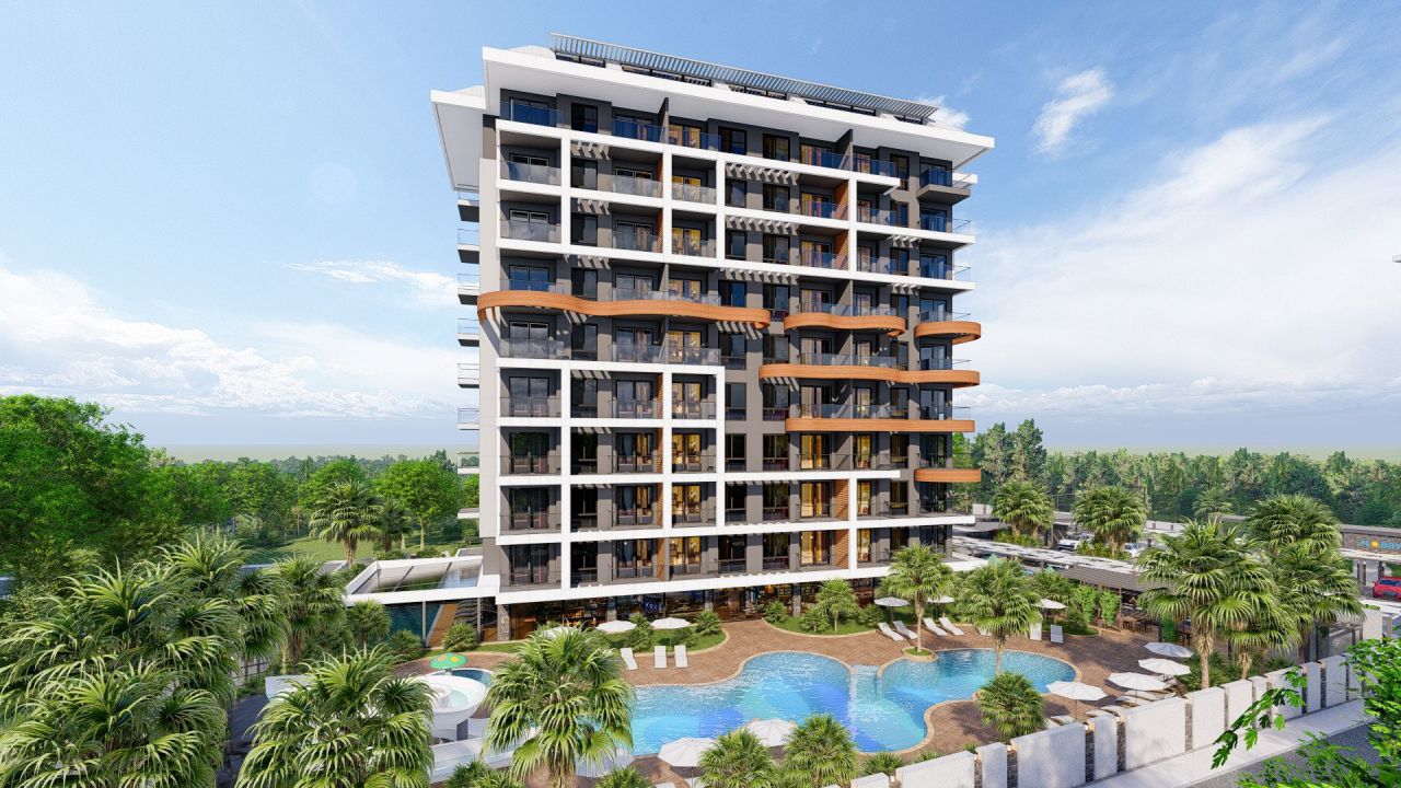 Appartamenti ad Avsallar, Turchia, 65.5 m² - foto 1