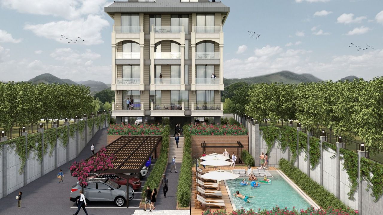 Wohnung in Alanya, Türkei, 54 m² - Foto 1