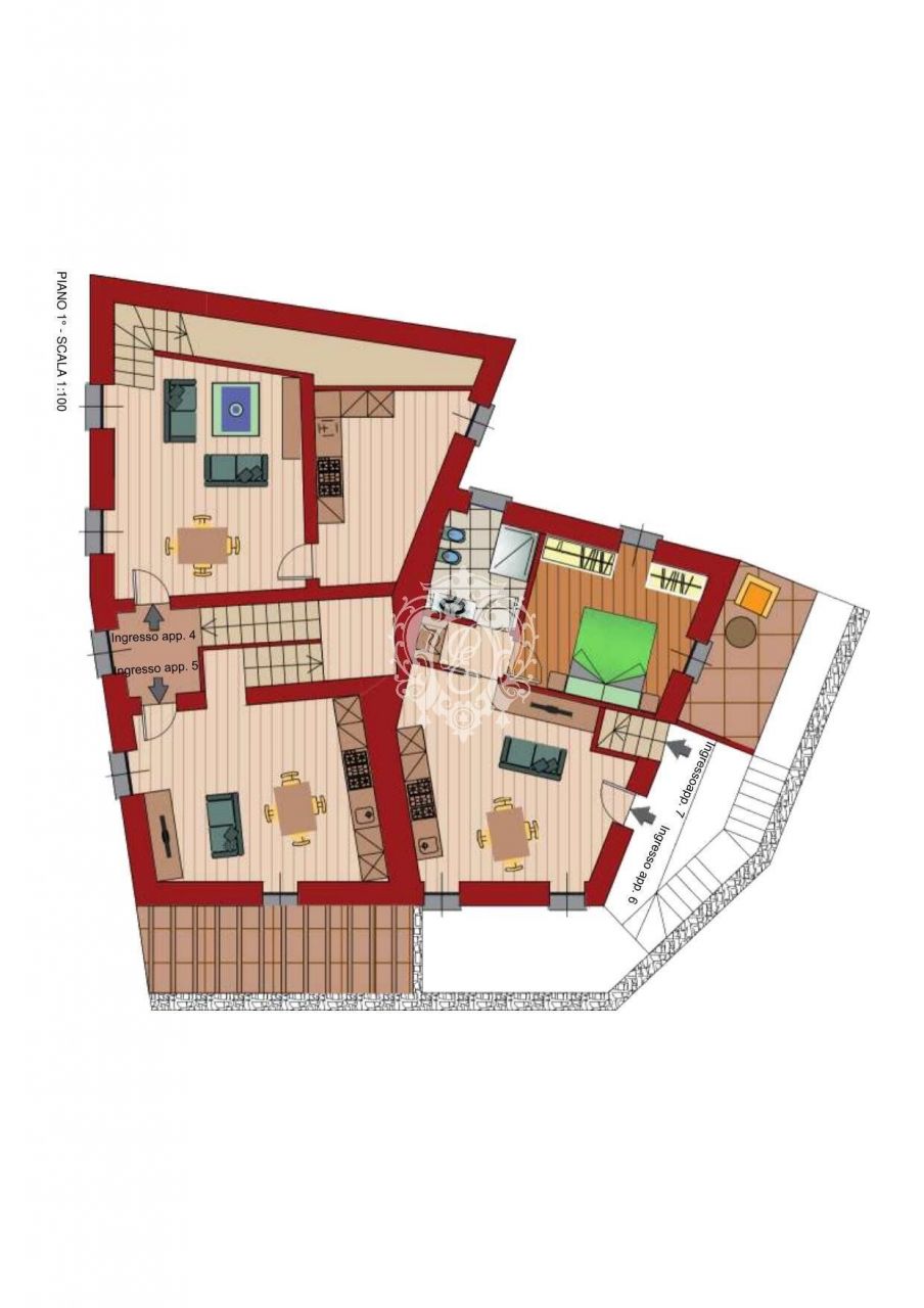 Stadthaus in Nesso, Italien, 500 m² - Foto 5