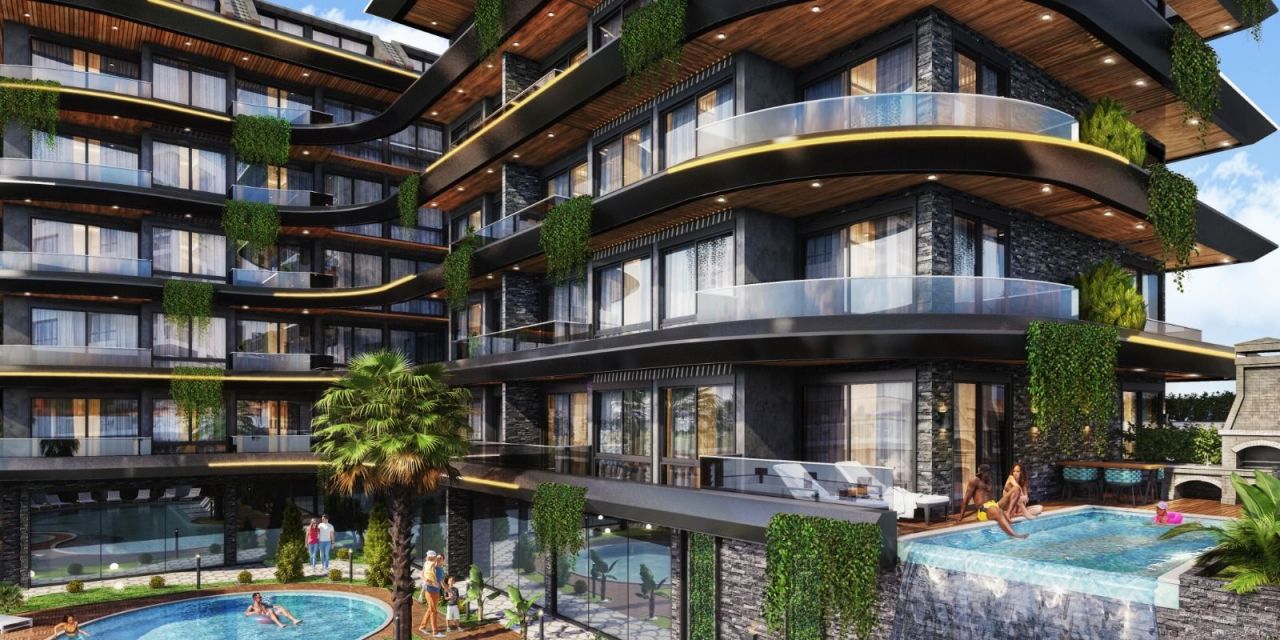 Penthouse in Kestel, Türkei, 93 m² - Foto 1