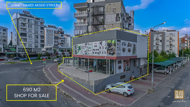 Geschäft in Antalya, Türkei, 960 m² - Foto 7