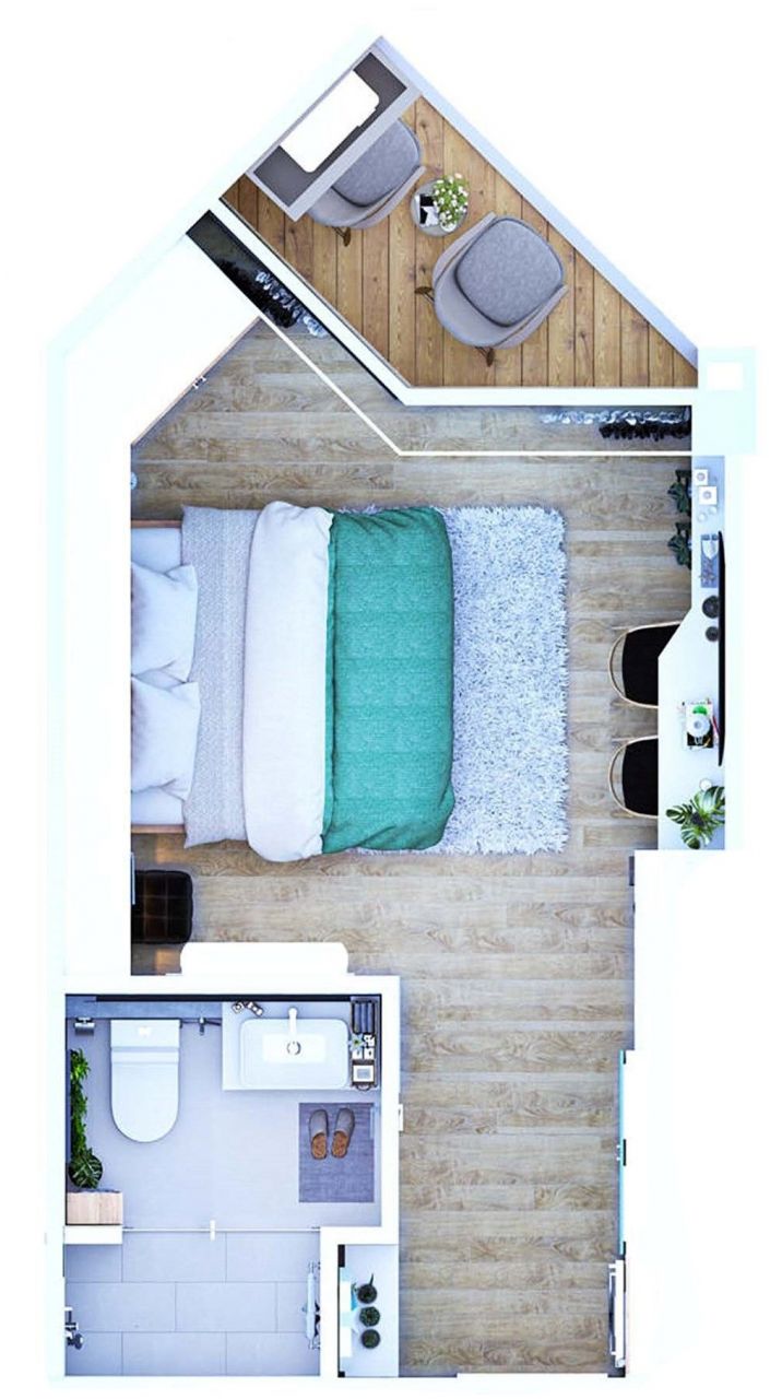 Appartamenti sull'isola di Phuket, Thailandia, 28 m² - foto 2