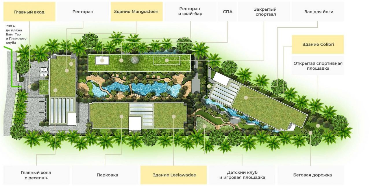 Appartamenti sull'isola di Phuket, Thailandia, 47.67 m² - foto 3