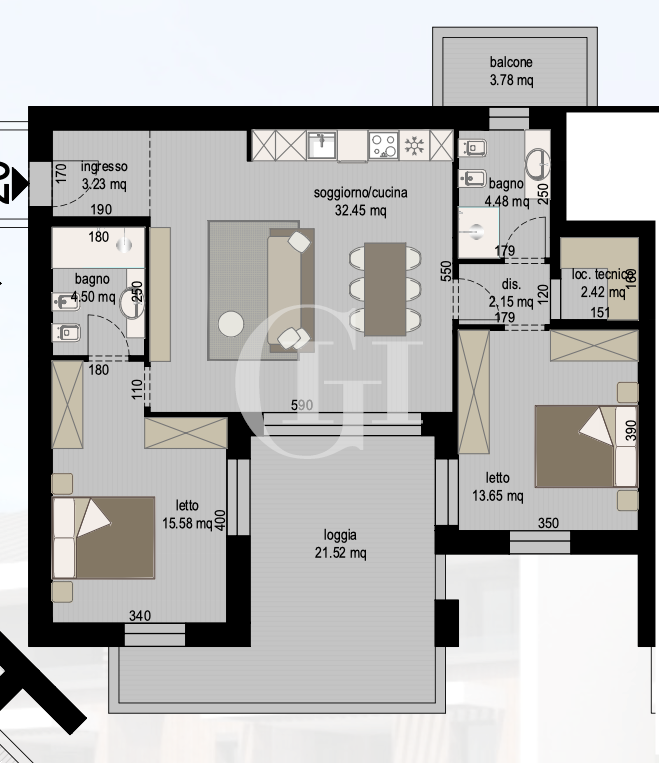 Apartamento por Lago de Garda, Italia, 112 m² - imagen 11