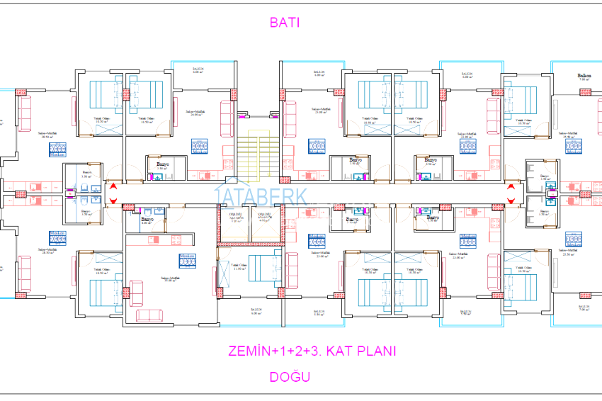 Wohnung in Alanya, Türkei, 62 m² - Foto 11