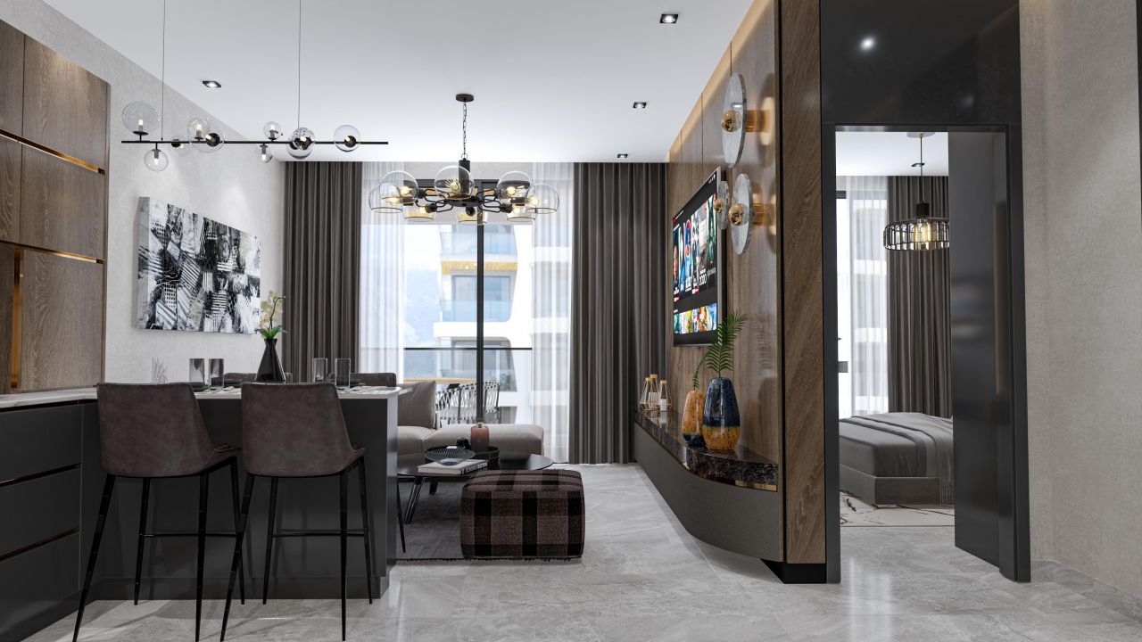 Appartamenti a Alanya, Turchia, 58 m² - foto 2