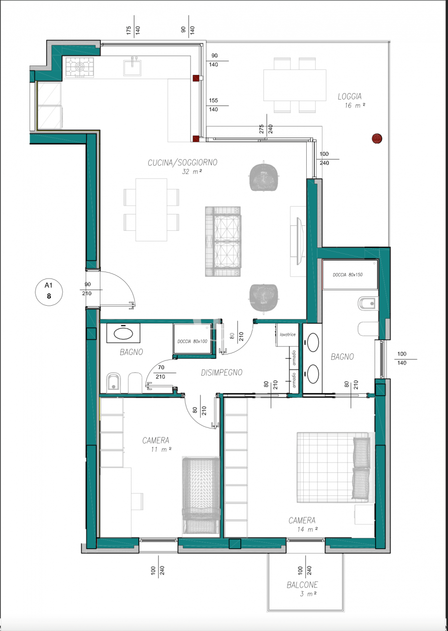 Apartment on Lake Garda, Italy, 110 m² - picture 6