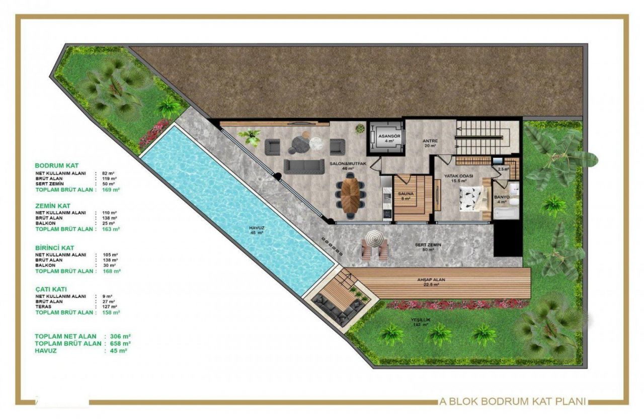 Villa à Alanya, Turquie, 658 m² - image 16