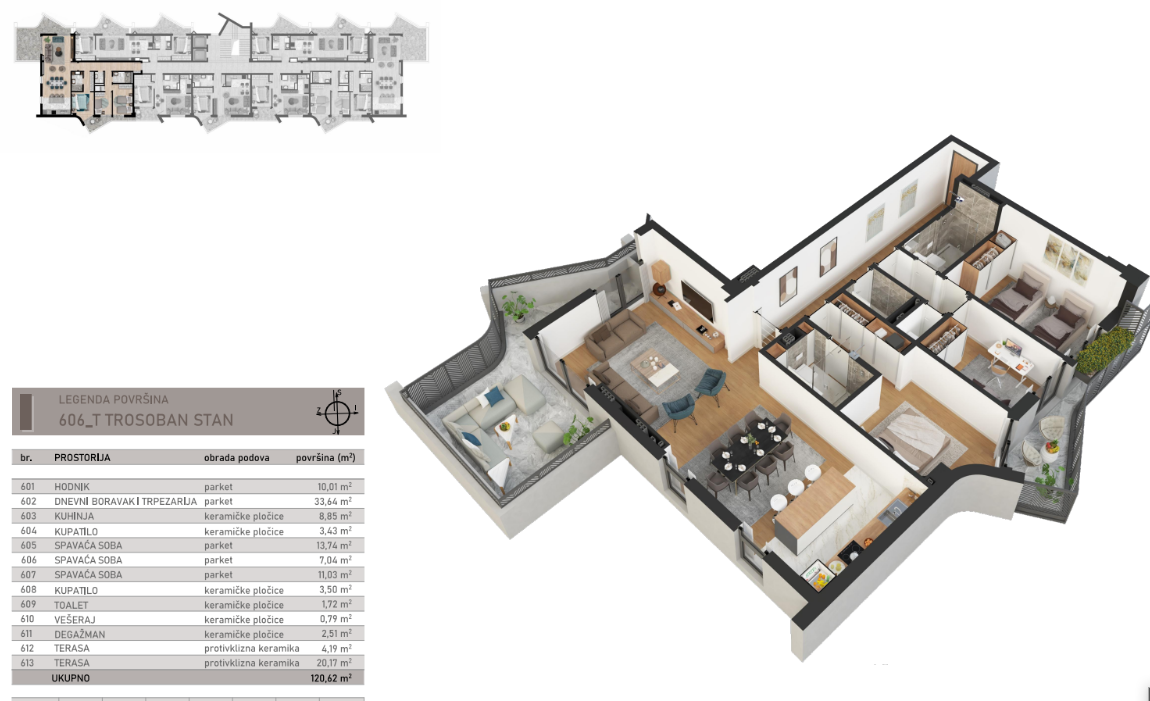 Appartement au Bar, Monténégro, 120 m² - image 5