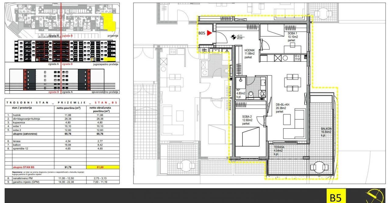 Piso en Rijeka, Croacia, 86 m² - imagen 1