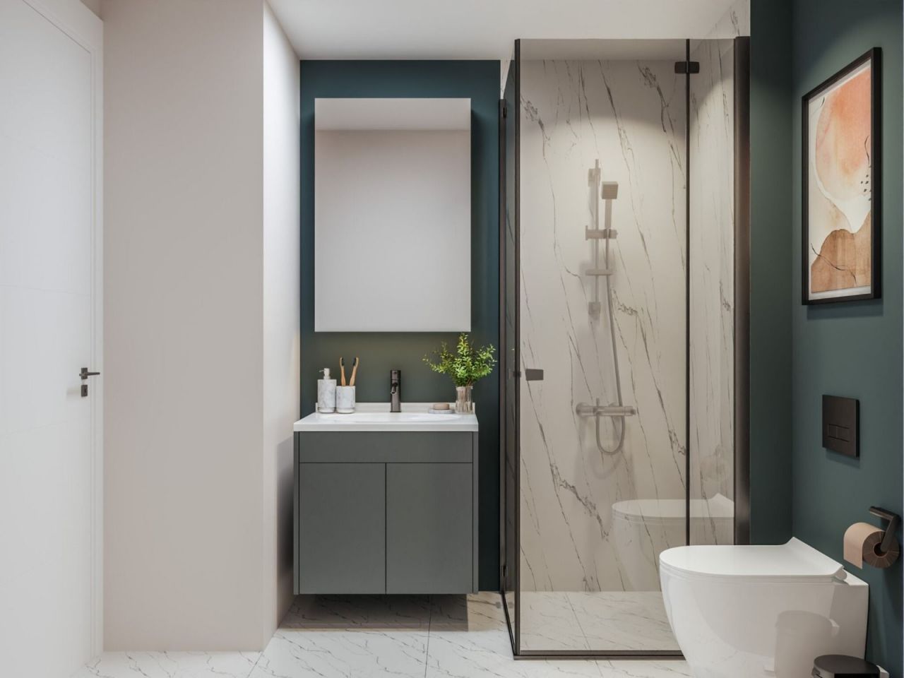 Wohnung in Mersin, Türkei, 58 m² - Foto 14