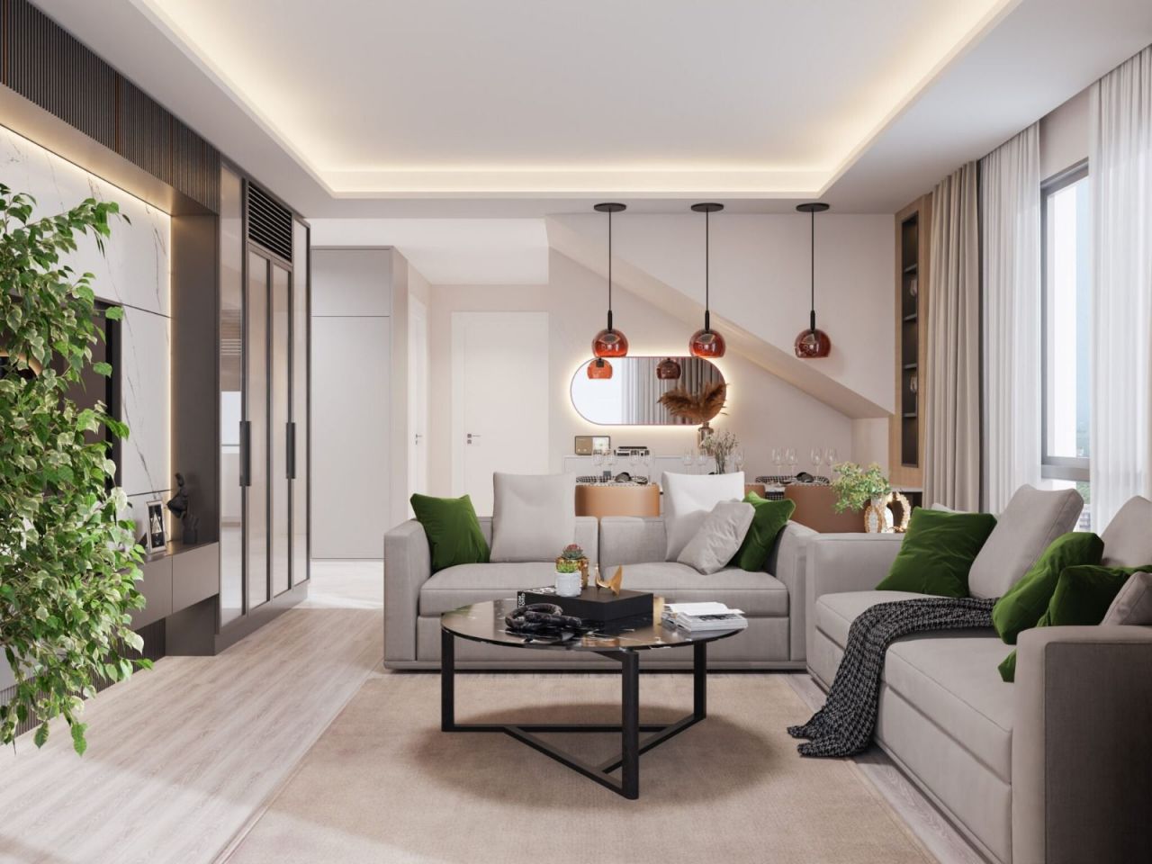 Wohnung in Mersin, Türkei, 58 m² - Foto 6