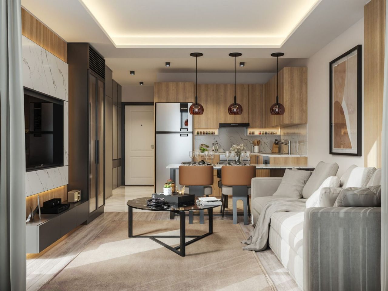 Wohnung in Mersin, Türkei, 58 m² - Foto 5