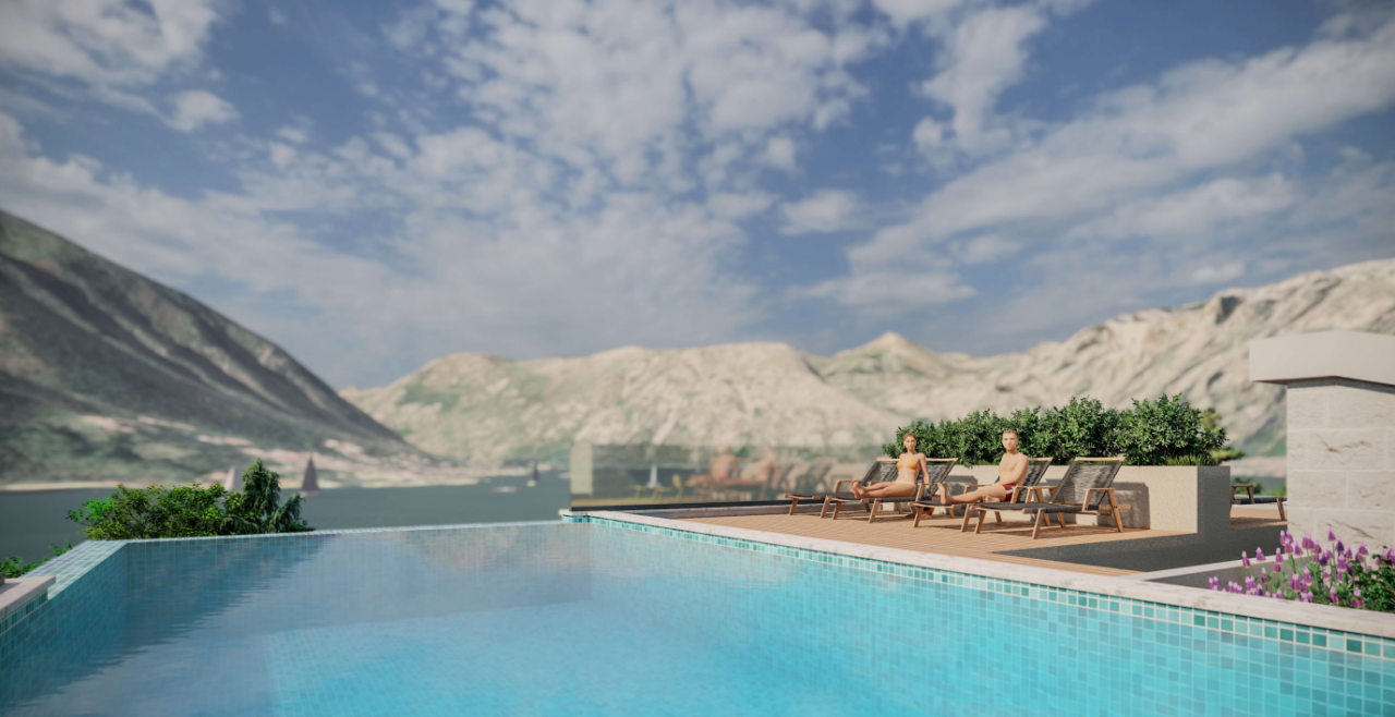 Flat in Dobrota, Montenegro, 68 m² - picture 5