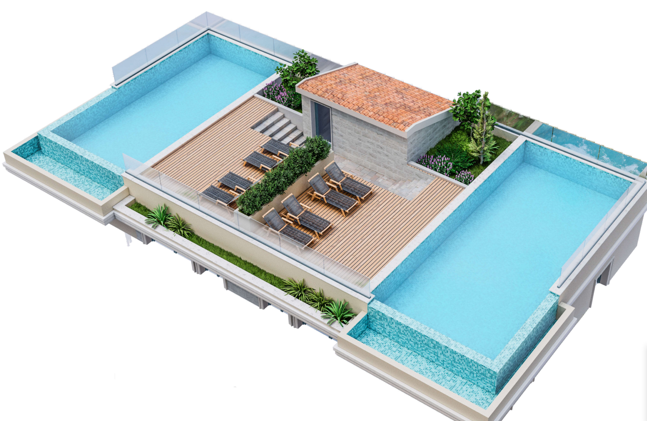 Appartamento a Dobrota, Montenegro, 197 m² - foto 8