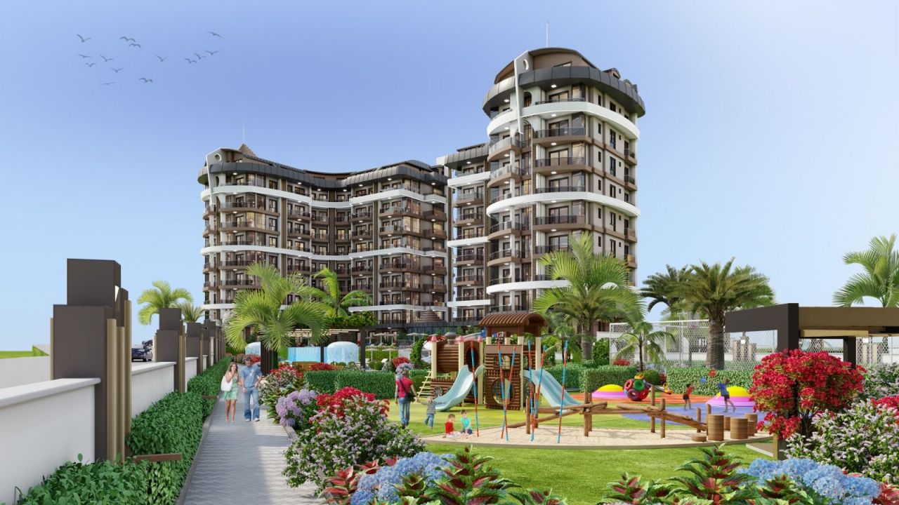 Wohnung in Alanya, Türkei, 53 m² - Foto 1