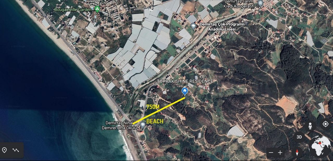 Appartamento a Alanya, Turchia, 55 m² - foto 6