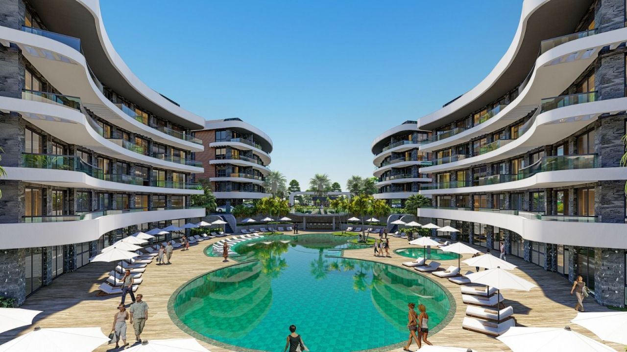 Wohnung in Alanya, Türkei, 58 m² - Foto 1