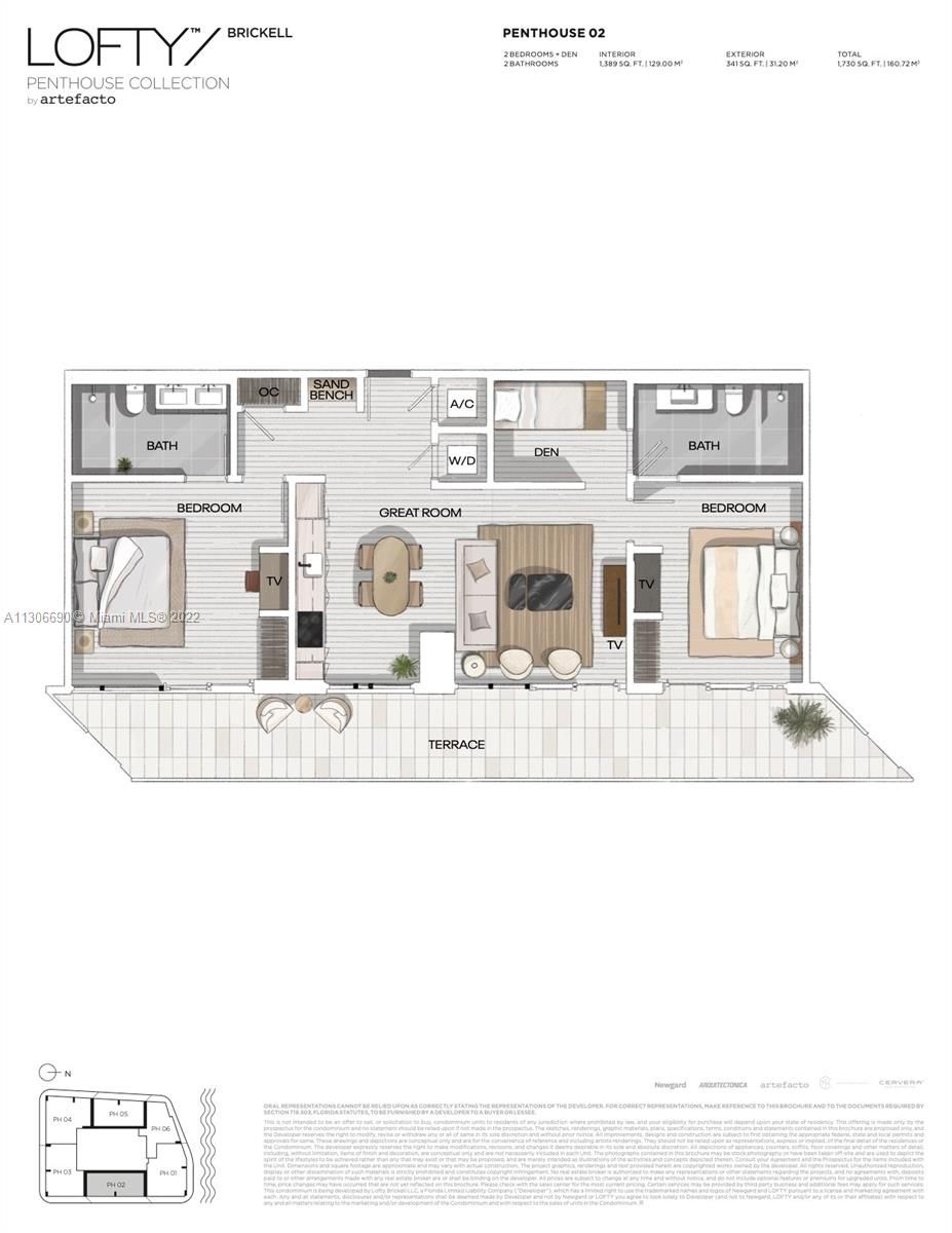 Wohnung in Miami, USA, 130 m² - Foto 5