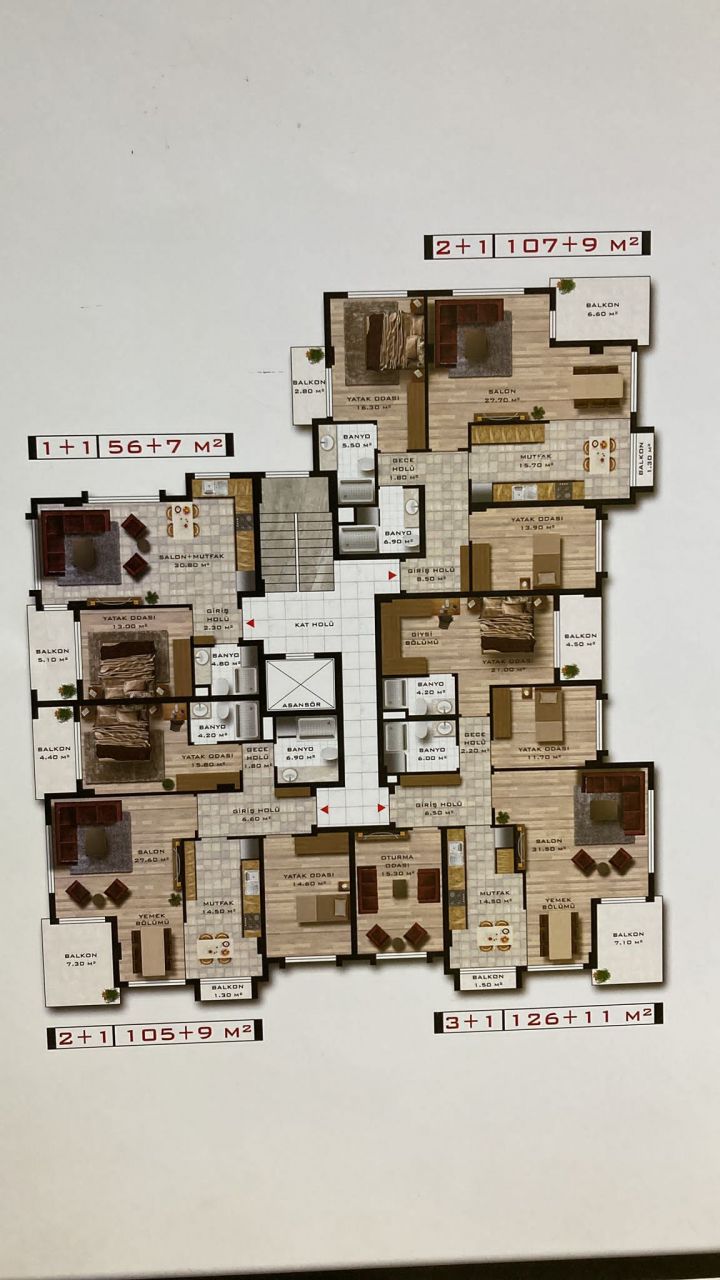 Flat in Alanya, Turkey, 110 m² - picture 5