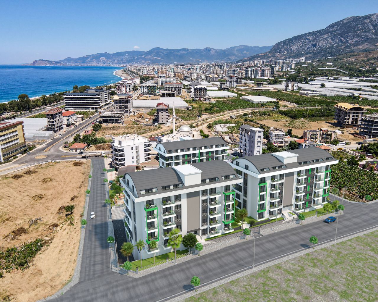 Appartamenti a Alanya, Turchia, 55 m² - foto 2