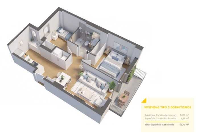 Wohnung in Barcelona, Spanien, 107 m² - Foto 5