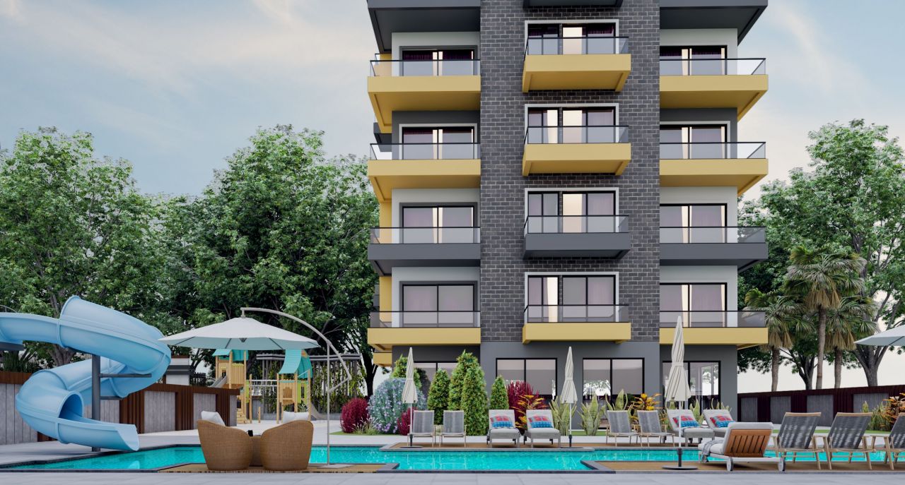 Appartamenti a Alanya, Turchia, 50 m² - foto 2