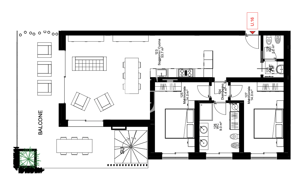 Penthouse on Lake Garda, Italy, 201 m² - picture 9