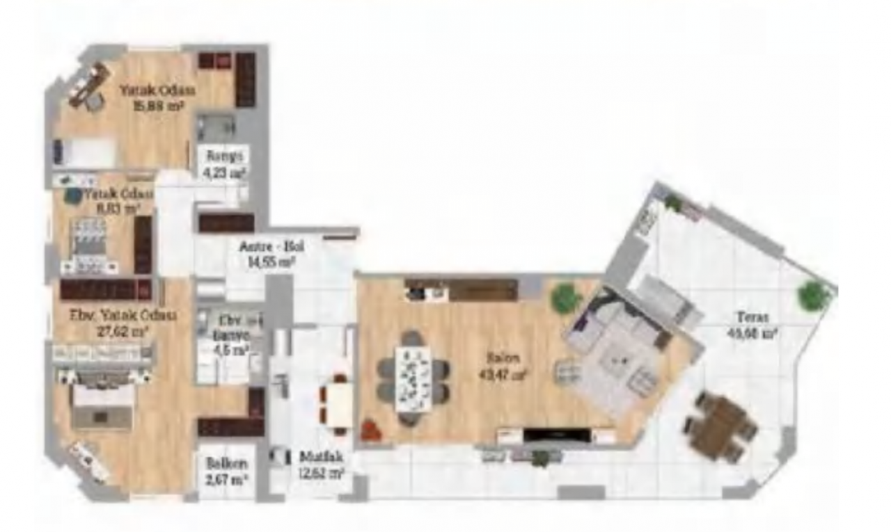 Apartment in Istanbul, Turkey, 294.07 m² - picture 1