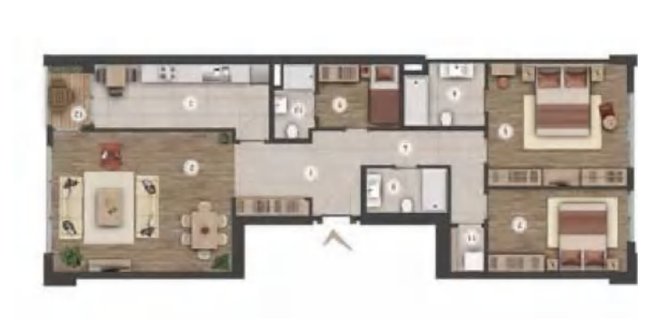 Appartement à Istanbul, Turquie, 132 m² - image 1