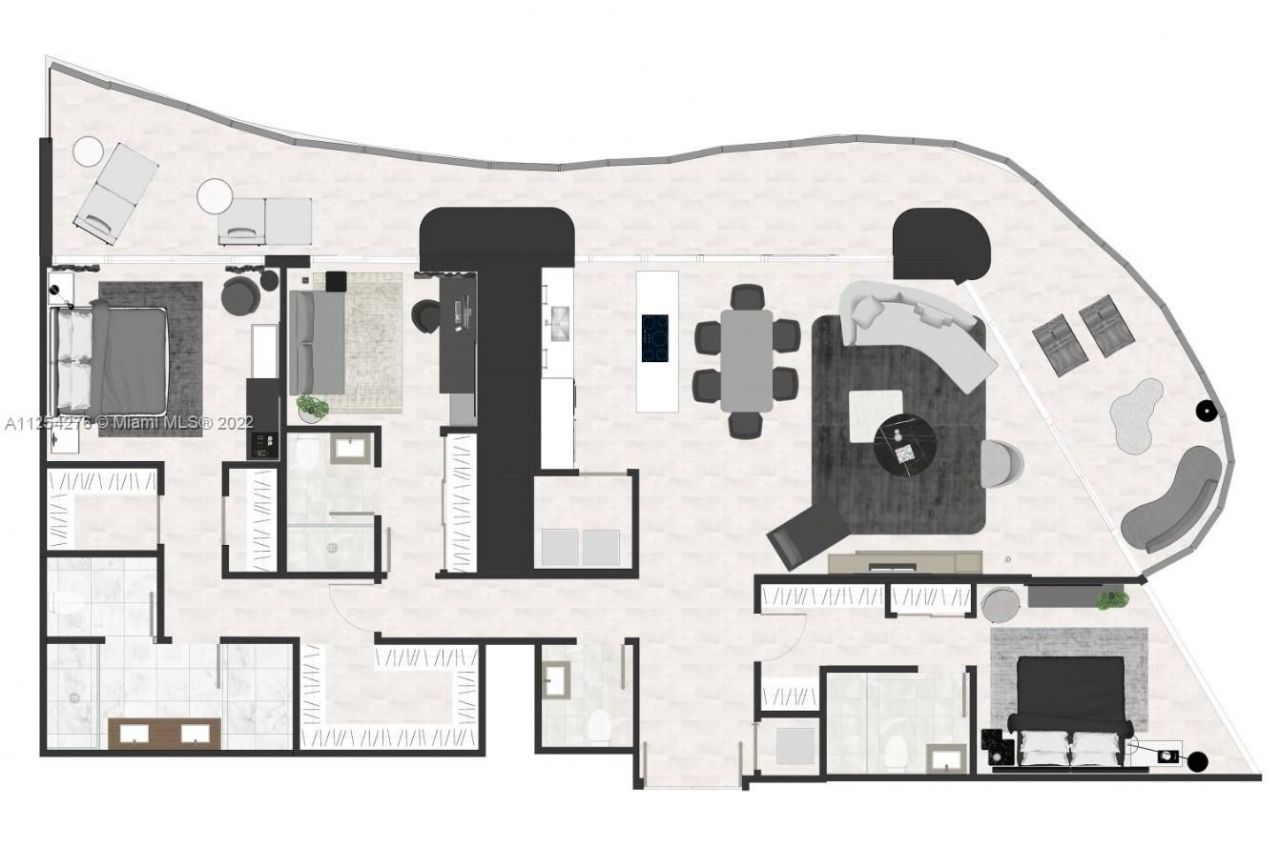 Penthouse in Miami, USA, 190 m² - picture 6