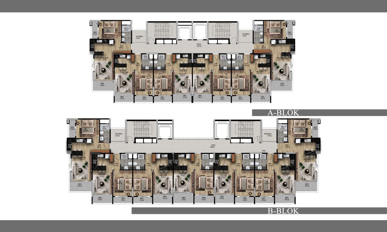 Wohnung in Mersin, Türkei, 65 m² - Foto 18