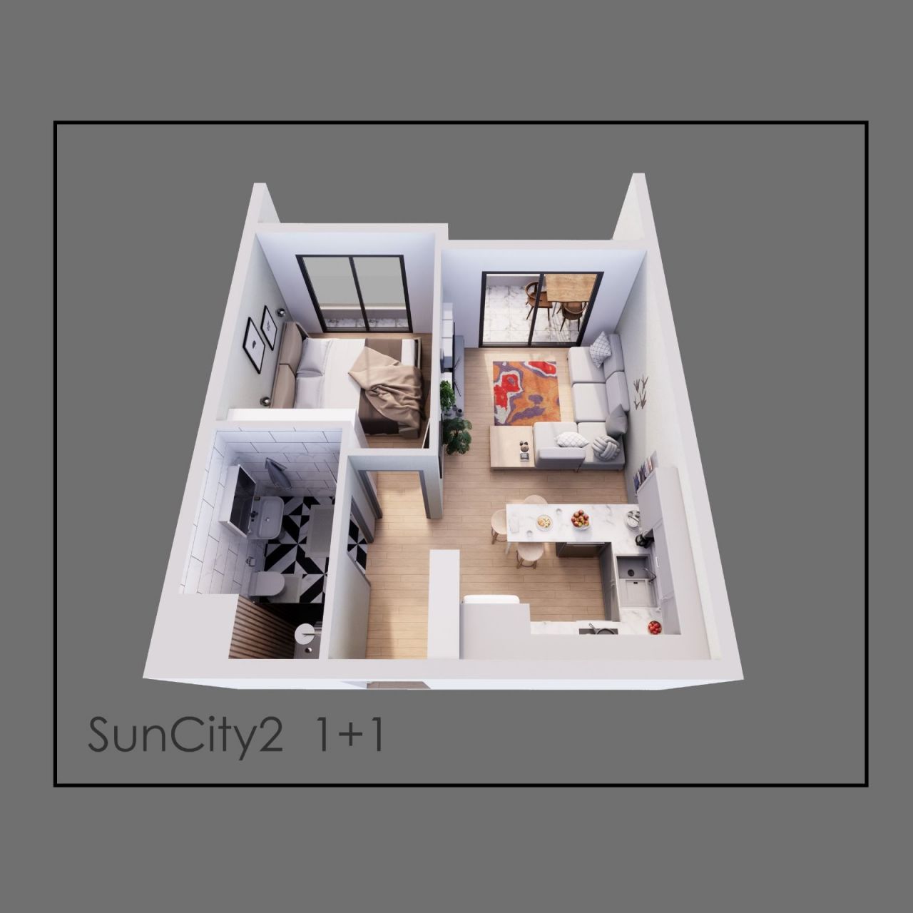 Flat in Mersin, Turkey, 65 m² - picture 8