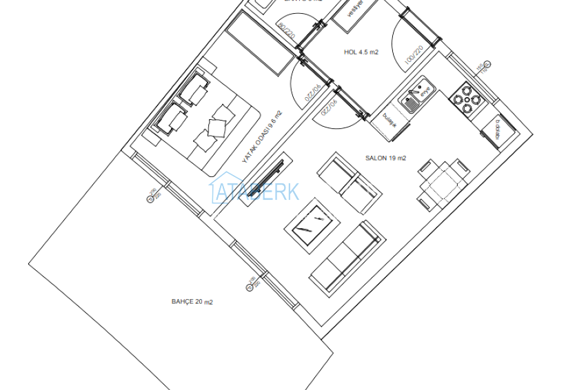 Wohnung in Antalya, Türkei, 42 m² - Foto 14