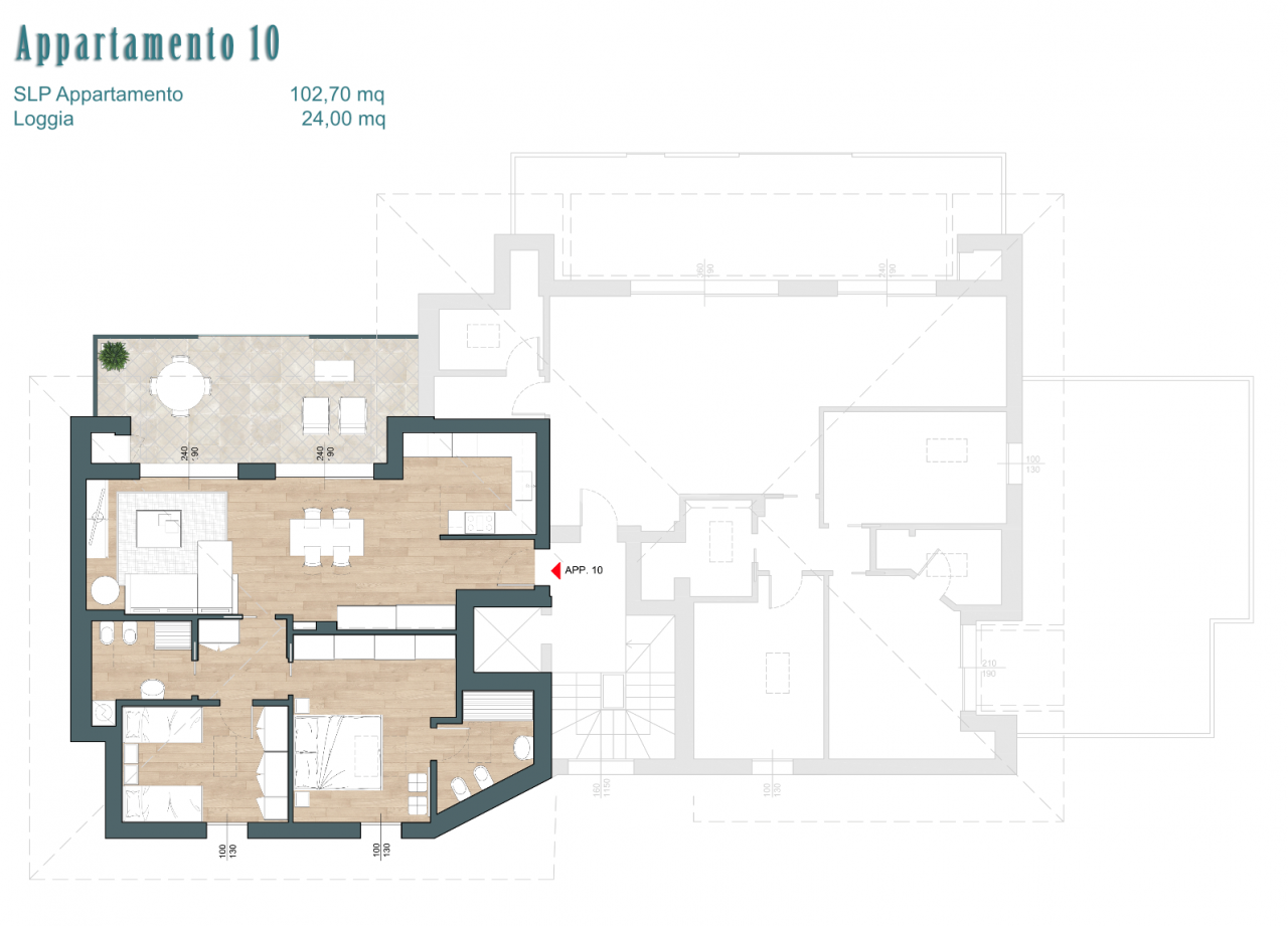 Appartement par le Lac de Garde, Italie, 126 m² - image 9